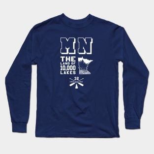 Minnesota MN Land of 10,000 Lakes Long Sleeve T-Shirt